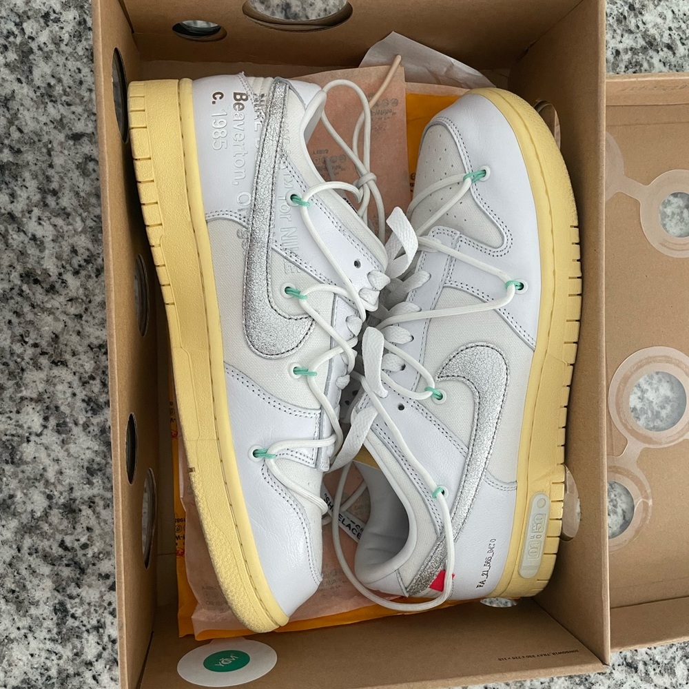 FLAWED - Off-white dunks lot 1/50